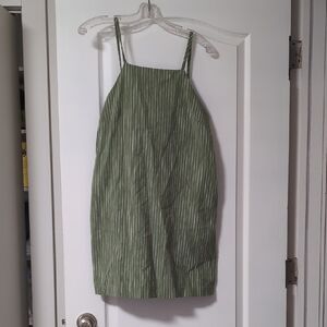 Green Striped Dress